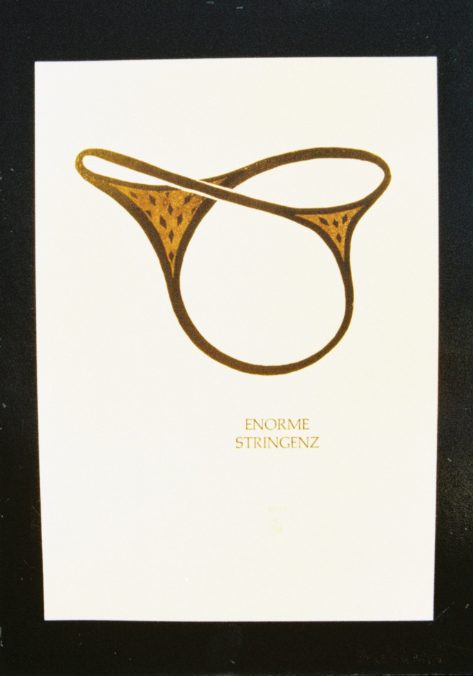 Karte Enorme Stringenz