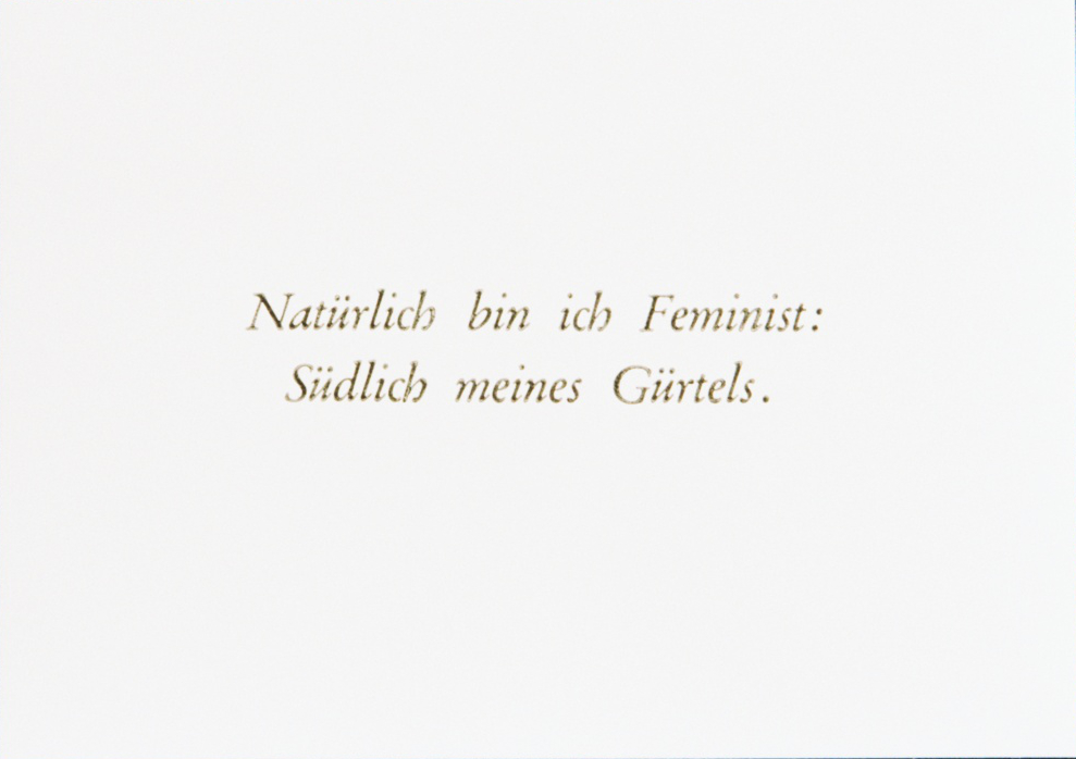 Karte Feminist