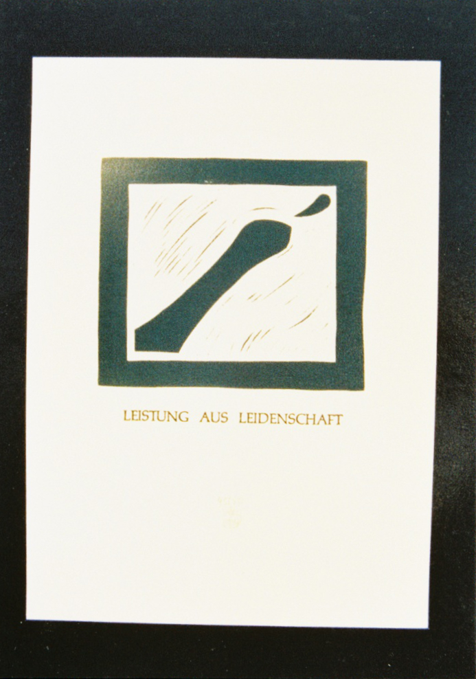 Karte Leistung aus Leidenschaft