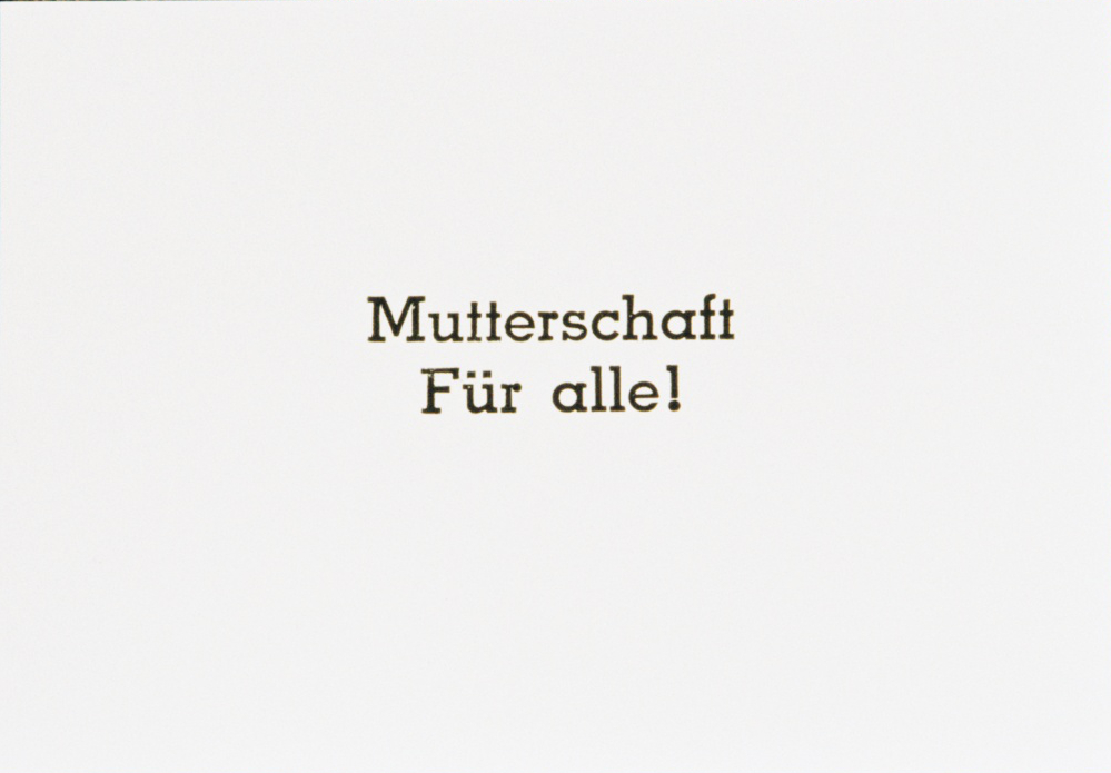 Karte Mutterschaft